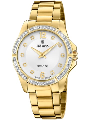 Festina Edelstahl Armbanduhr 34,5mm