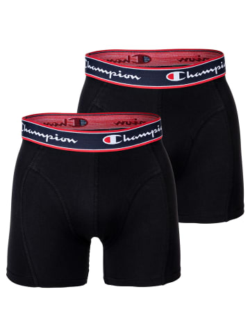 Champion Boxershort 2er Pack in Schwarz