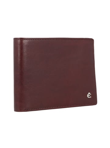 Esquire Toscana Geldbörse RFID Schutz Leder 12 cm in coffee