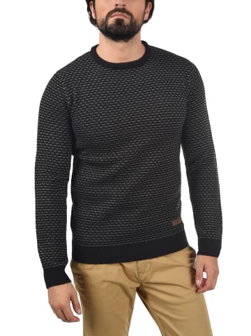 INDICODE Strickpullover IDCoppler 35452MM Strickpulli aus Grobstrick in Schwarz