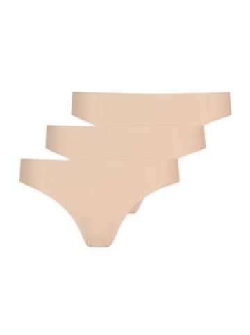 SNOCKS Tangas aus Mikrofaser in Hellbeige