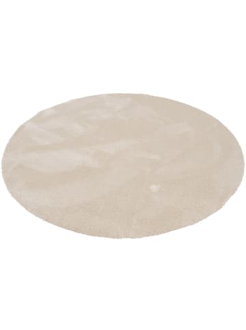 Snapstyle Hochflor-Teppich Livorno Rund in creme