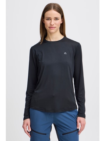 North Bend Longsleeve NBTergola W L/S Tee in Schwarz