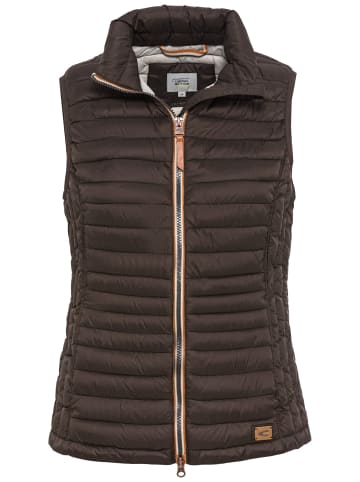 Camel Active Steppweste aus recyceltem Material in Braun