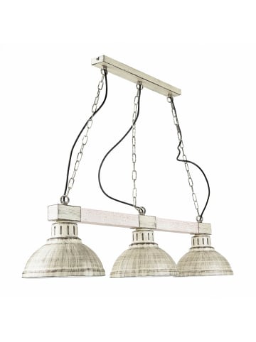 Licht-Erlebnisse Pendelleuchte (B)21 x (L)72 x (T)27 cm in Shabby Weiß Holz