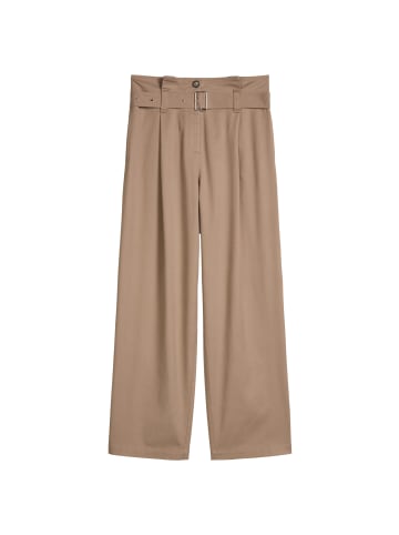Marc O'Polo Paperbag-Pants straight in Earthy Taupe