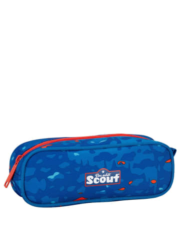 Scout Alpha Exklusiv Superflash - Schulranzen Set 4tlg. (Blue Dino) in Blue Dino