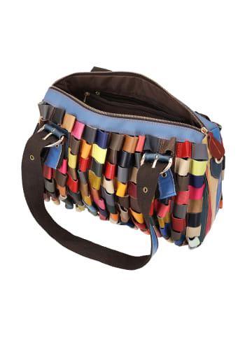 Usha Women Shoulder Bag in Blue Multicolor