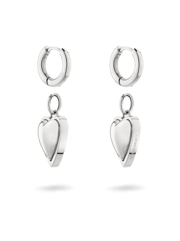 LIEBESKIND BERLIN Ohrring Metal Heart in silber