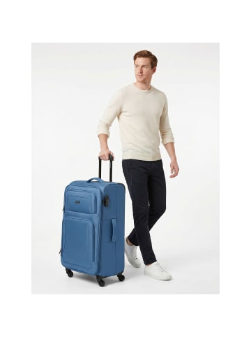 Smartbox Edition 04 4 Rollen Trolley 78 cm mit Dehnfalte iced-glacier blue