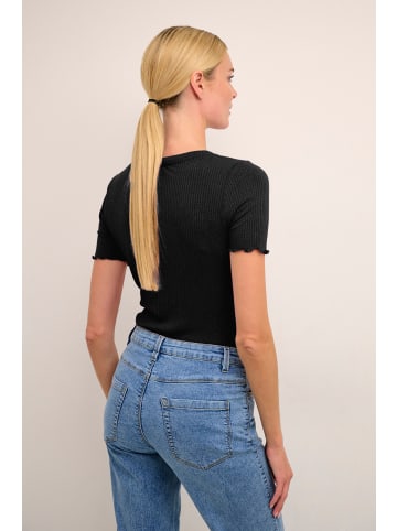 Kaffe T-shirt KAdrew Slim fit in Black Deep