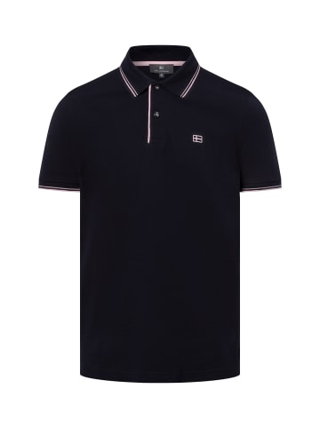Nils Sundström Poloshirt in marine altrosa - 0004