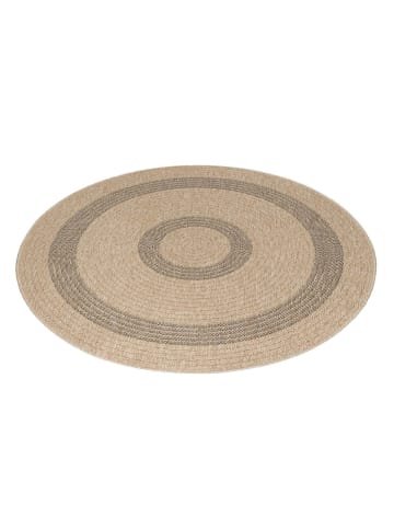 Melius Vivere Outdoor Teppich COMILLA Schwarz Rund