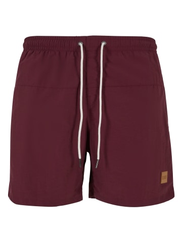 Urban Classics Badeshorts in cherry