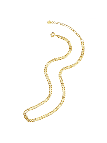 Glanzstücke München Halskette Sterling Silber Zirkonia in gelbgold