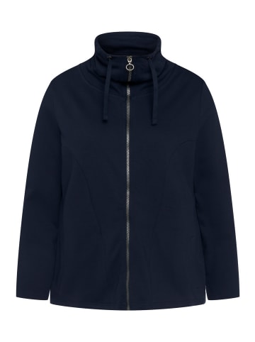 Ulla Popken Sweatjacke in marine