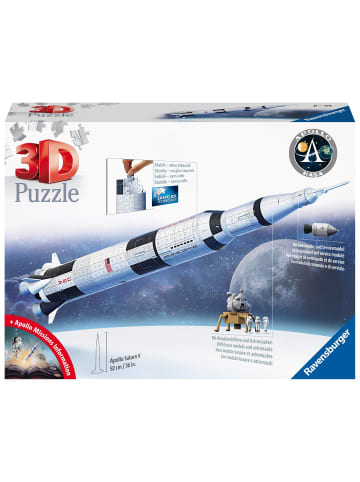 Ravensburger Verlag GmbH Brettspiel Ravensburger 3D Puzzle 11545 - Apollo Saturn V - Ab 8 Jahren