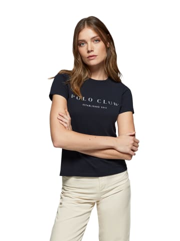 Polo Club T-Shirt in Navy Blau