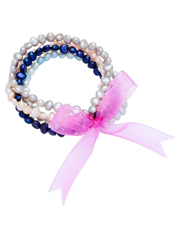 Valero Pearls Perlen-Armband Satin Süßwasser-Zuchtperle in multicolor