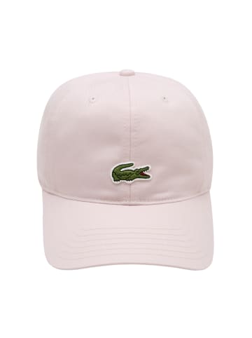 Lacoste Basecap 'Croc' in rosa