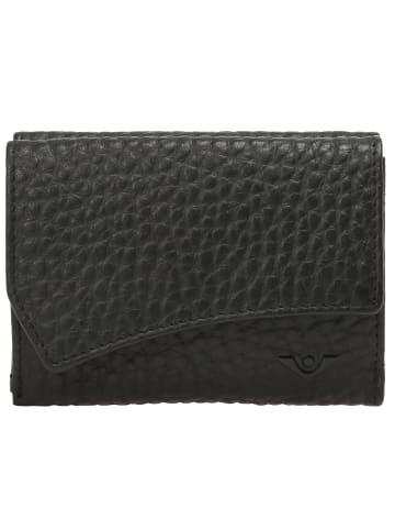 VLD VOi Leather Design Hirsch Carita Geldbörse Leder 11 cm in schwarz