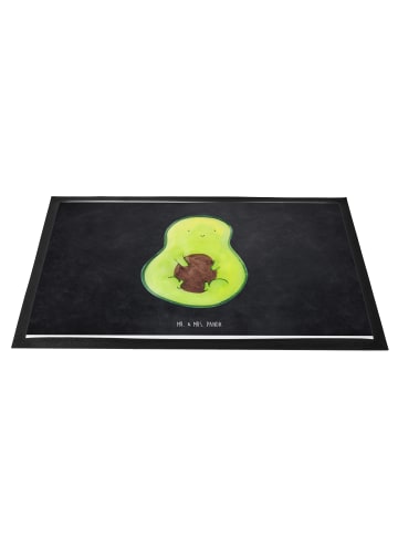 Mr. & Mrs. Panda Fußmatte Avocado Kern ohne Spruch in Kreidetafel