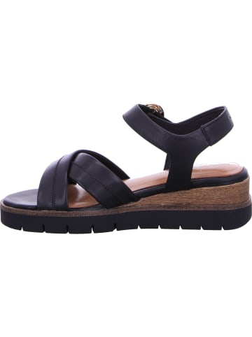 Tamaris Keilsandalette in schwarz