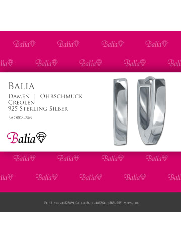 BALIA Silber 925 Damen Creolen Herz Ohrring ca. 1,5cm