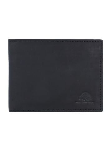 Greenburry Vintage Geldbörse RFID Leder 12 cm in schwarz