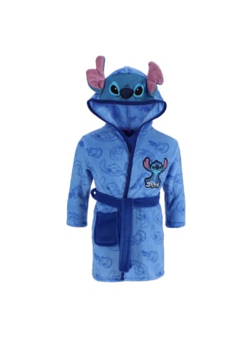 Lilo & Stitch Lilo & Stitch Kinderbademantel Coral Fleece Bademantel für Kinder in Blau
