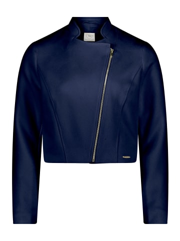 BETTY & CO Bikerjacke mit Stehkragen in Dunkelblau