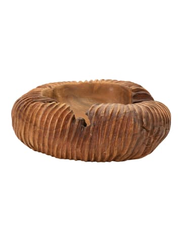 Mauro Ferretti Braune, leere Holztasche 37x40x16 cm