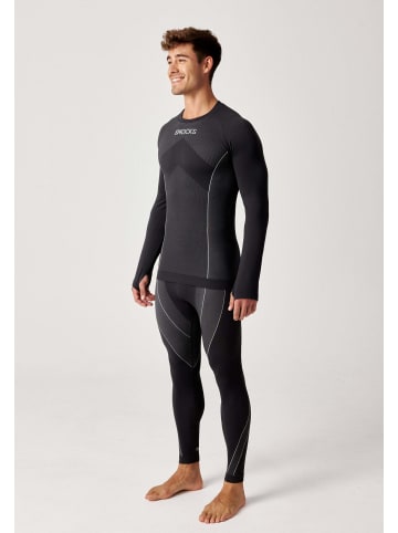 SNOCKS Thermoshirt mit Daumenloch Schwarz 1 Stück