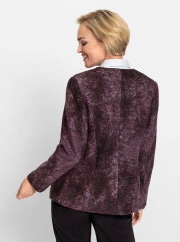 WITT WEIDEN Blazer in aubergine-violett-meliert