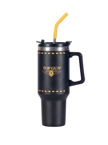 TOP GUN Thermobecher TG25008 in schwarz