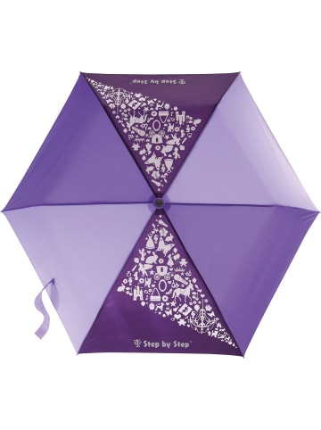 Step by Step Magic Rain Effect Kinder Taschenschirm 22,5 cm in purple