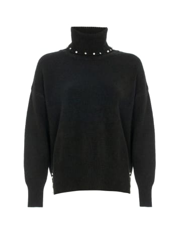 Cipo & Baxx Rollkragenpullover in BLACK