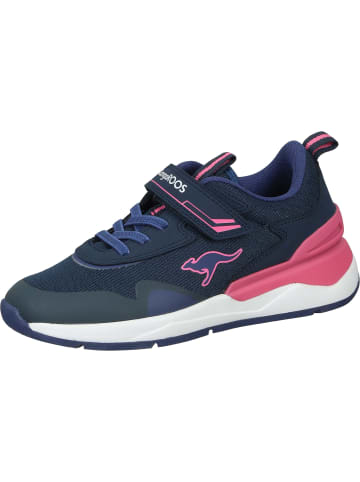 Kangaroos Klettverschluss-Schuhe in dk navy/fandango pink