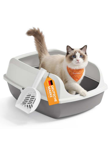 Feandrea Katzentoilette Boxal in Wolkenweiß - (B)56 x (H)23.5 x (T)42 cm