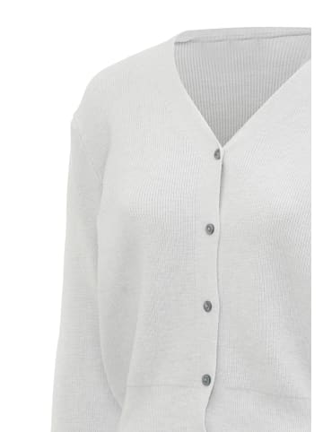 leo basics Strickjacke in Grau