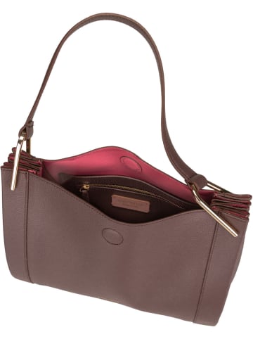 COCCINELLE Schultertasche Wallace 1303 in Fondant Brown/Rosewood