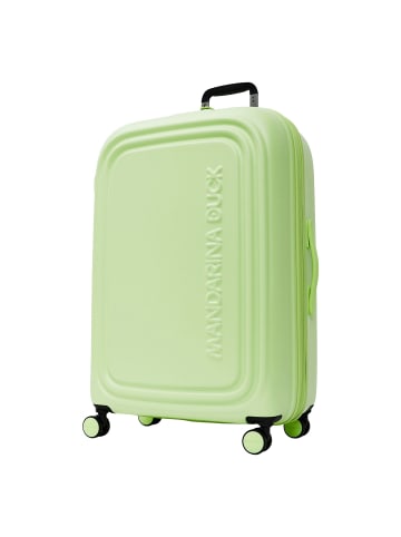 Mandarina Duck Logoduck + 4 Rollen Trolley L 75 cm in matcha
