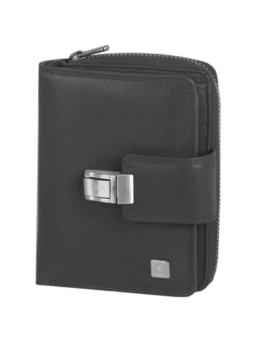 Greenburry Spongy Geldbörse Leder 12.5 cm in black