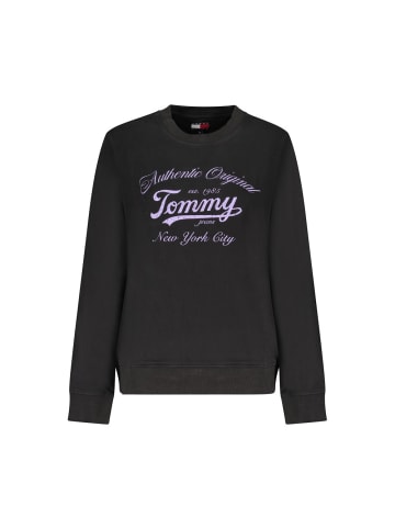 Tommy Hilfiger Schwarzes Baumwoll-Sweatshirt