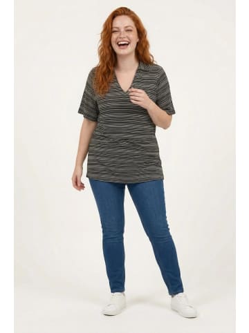 Shape Of You Blouse in Schwarz-Weiß