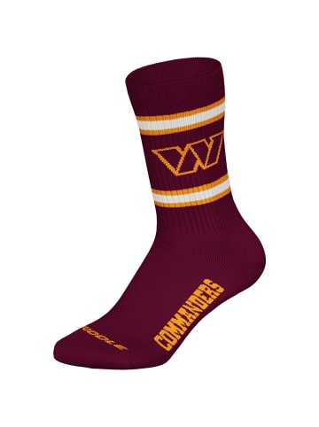 NFL Freizeitsocken Washington Commanders in BUR/WHT/BLK