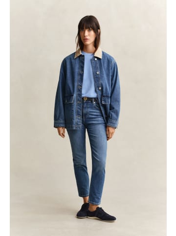 Gant Rundhals-Sweatshirt in Palace Blue