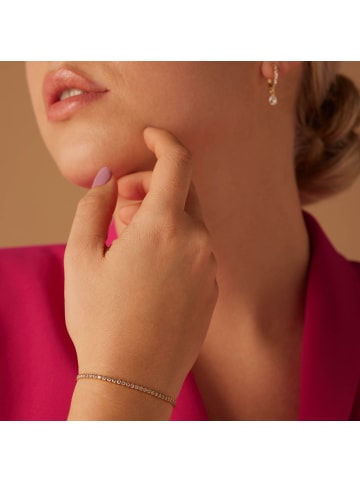 Lucardi 925 Silber Armband  Rund