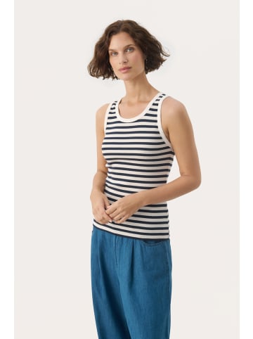 PART TWO Jerseytop GreciasPW Tight fit in Navy Stripe