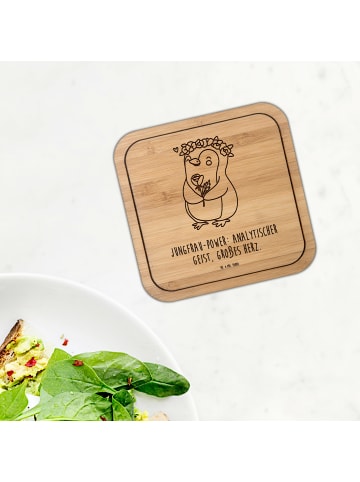 Mr. & Mrs. Panda Untersetzer Jungfrau Astrologie mit Spruch in Transparent